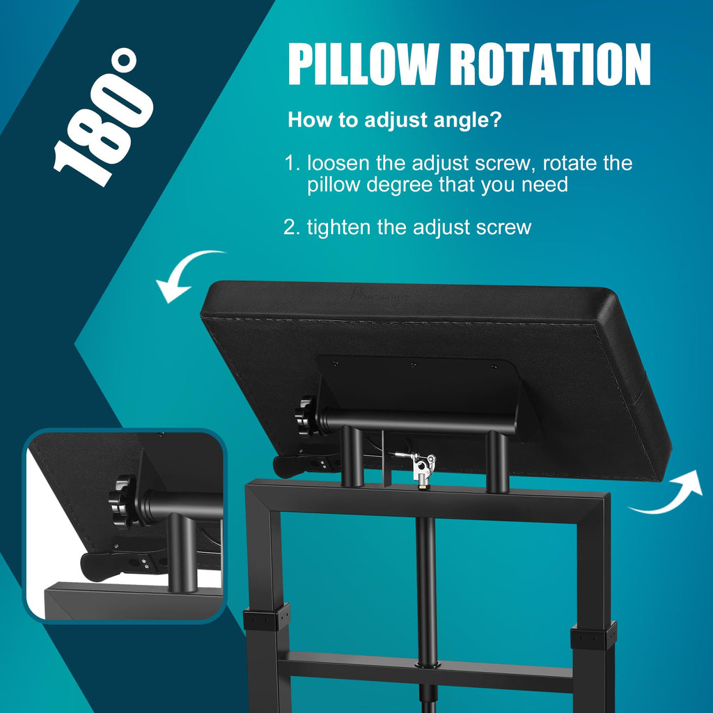 Poarmeey XXL Tattoo Armrest Stand with Hydraulic Height Adjustment | Professional Tattoo Equipment