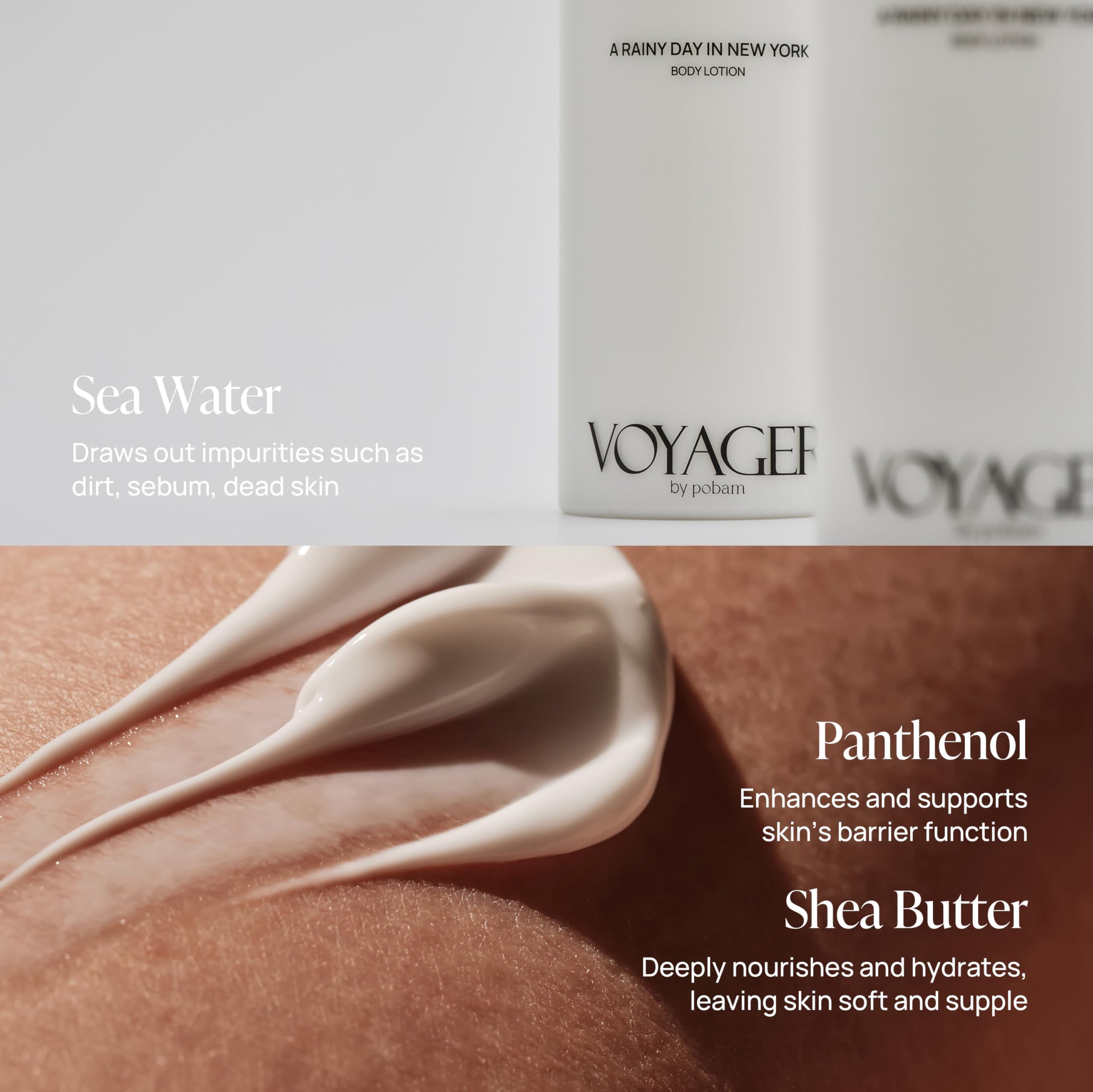 Pobam VOYAGER A Rainy Day in New York Body Lotion – Ultra-Hydrating 10.14 Fl Oz / 300 ml