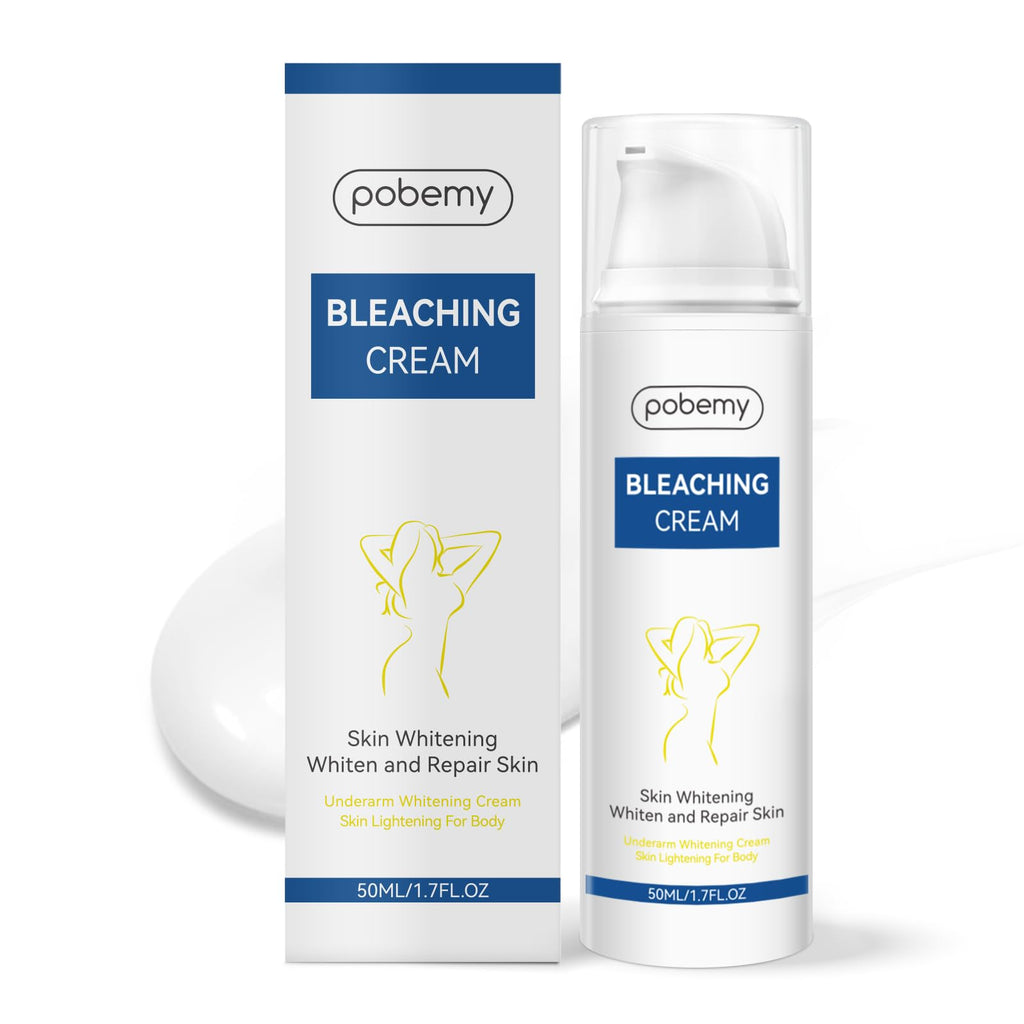 POBEMY Skin Bleaching Cream – Vitamin C Brightening for Face & Body (1.7 fl oz)