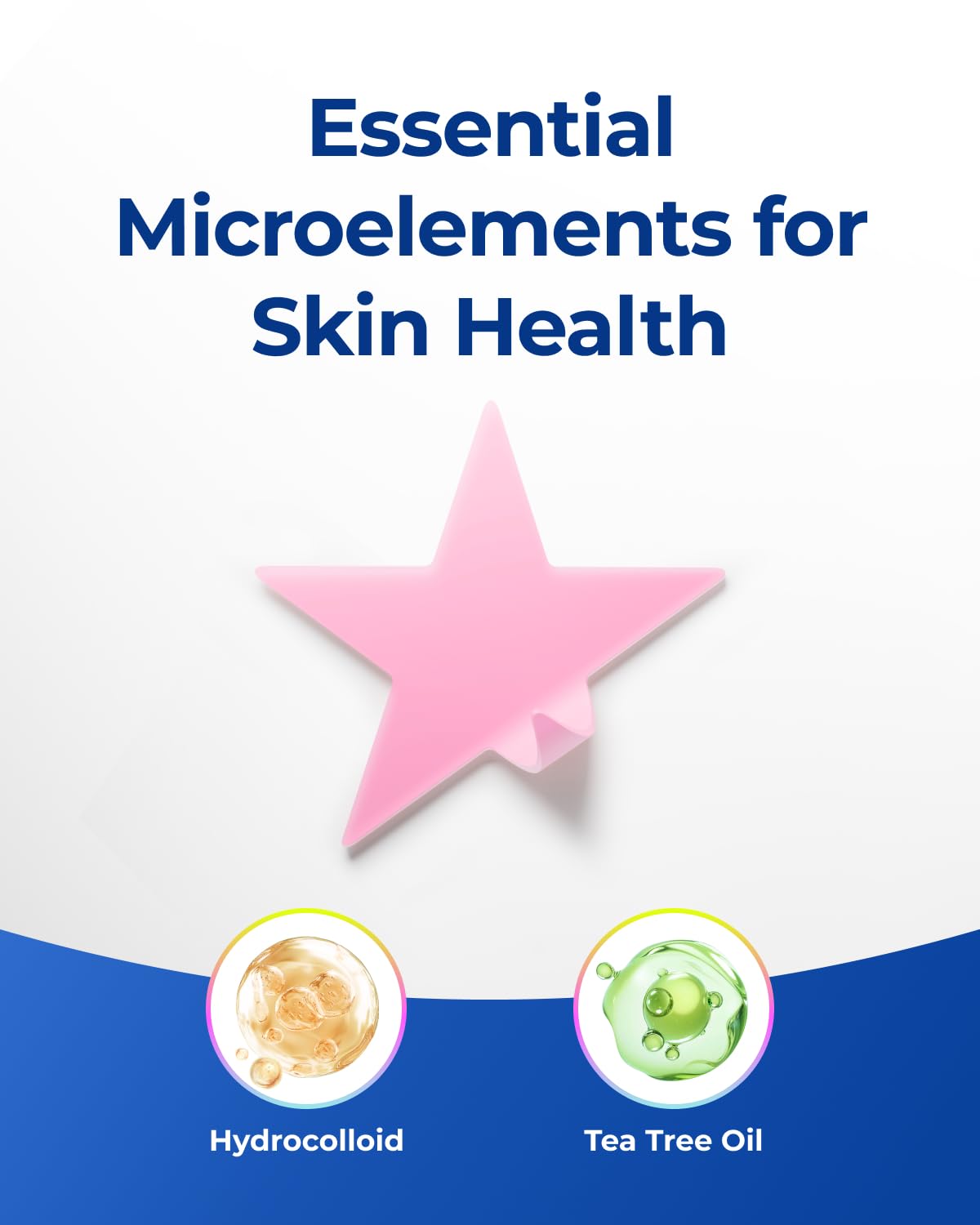 POINTMASS Star Pimple Patches – 6 Colors, 312 Patches, Overnight Care