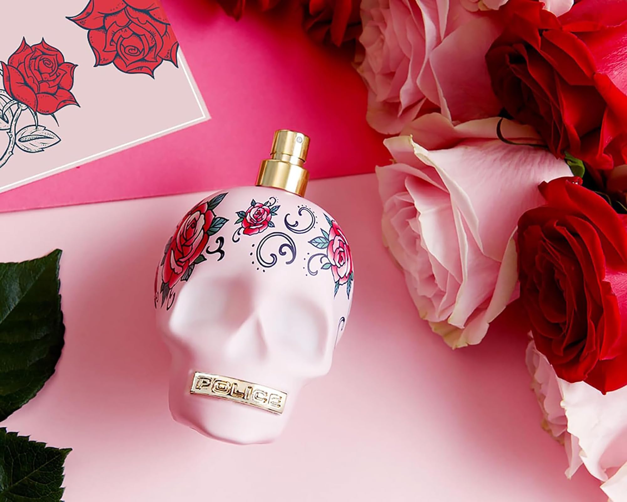Police To Be Tattooart for Women – Floral Fruity Gourmand EDP, 4.2 oz