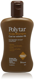 Polytar Liquid Concentrated Antiseptic Tar Medicated Scalp Cleanser Shampoo – 150 ml (Pack Of 2)