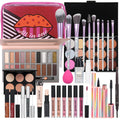 Pomcral Travel Makeup Kit – Full 7-Piece Beauty Set for Women & Teens