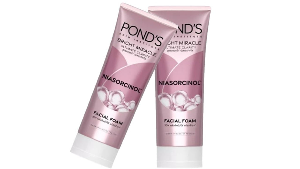 Ponds Bright Miracle Ultimate Clarity Facial Foam – 2x85g with Niasorcinol & Vitamin C