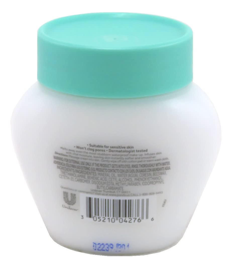 POND'S Cold Cream Makeup Remover Fragrance-Free – 6.1 oz Pack of 6