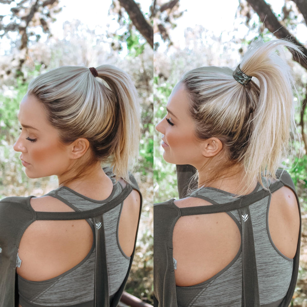 PONY-O All-in-One 4-Pack | No-Damage Bendable Hair Ties & Bun Barz