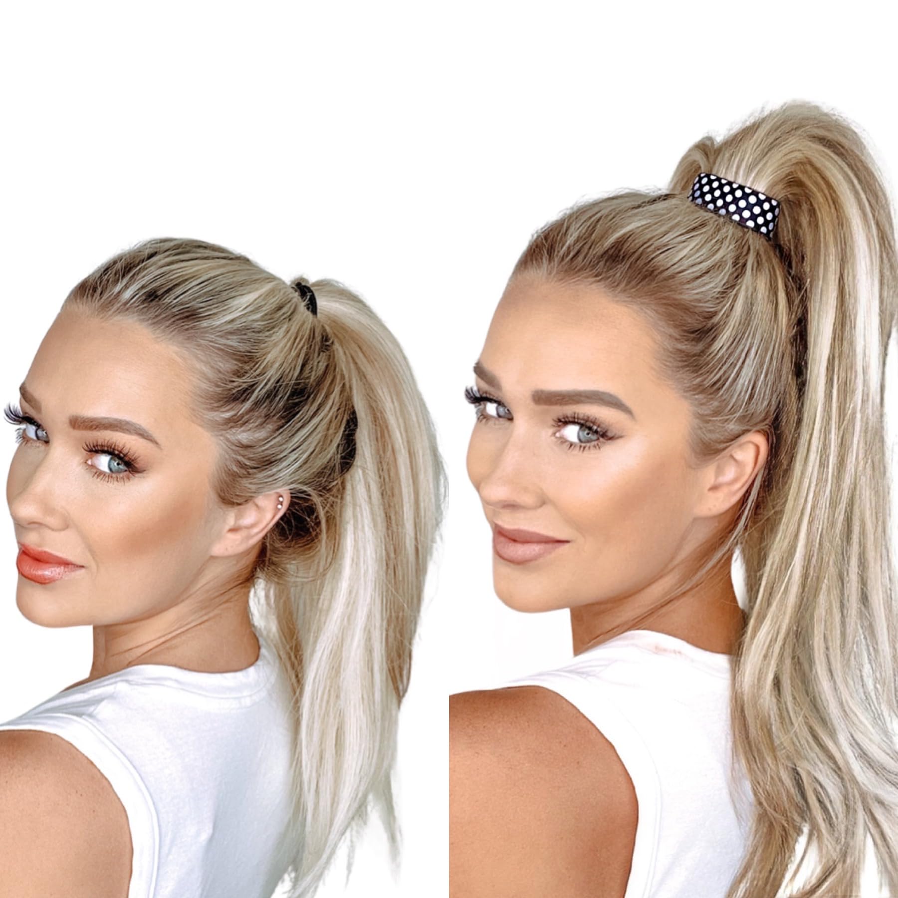 PONY-O All-in-One 4-Pack | No-Damage Bendable Hair Ties & Bun Barz