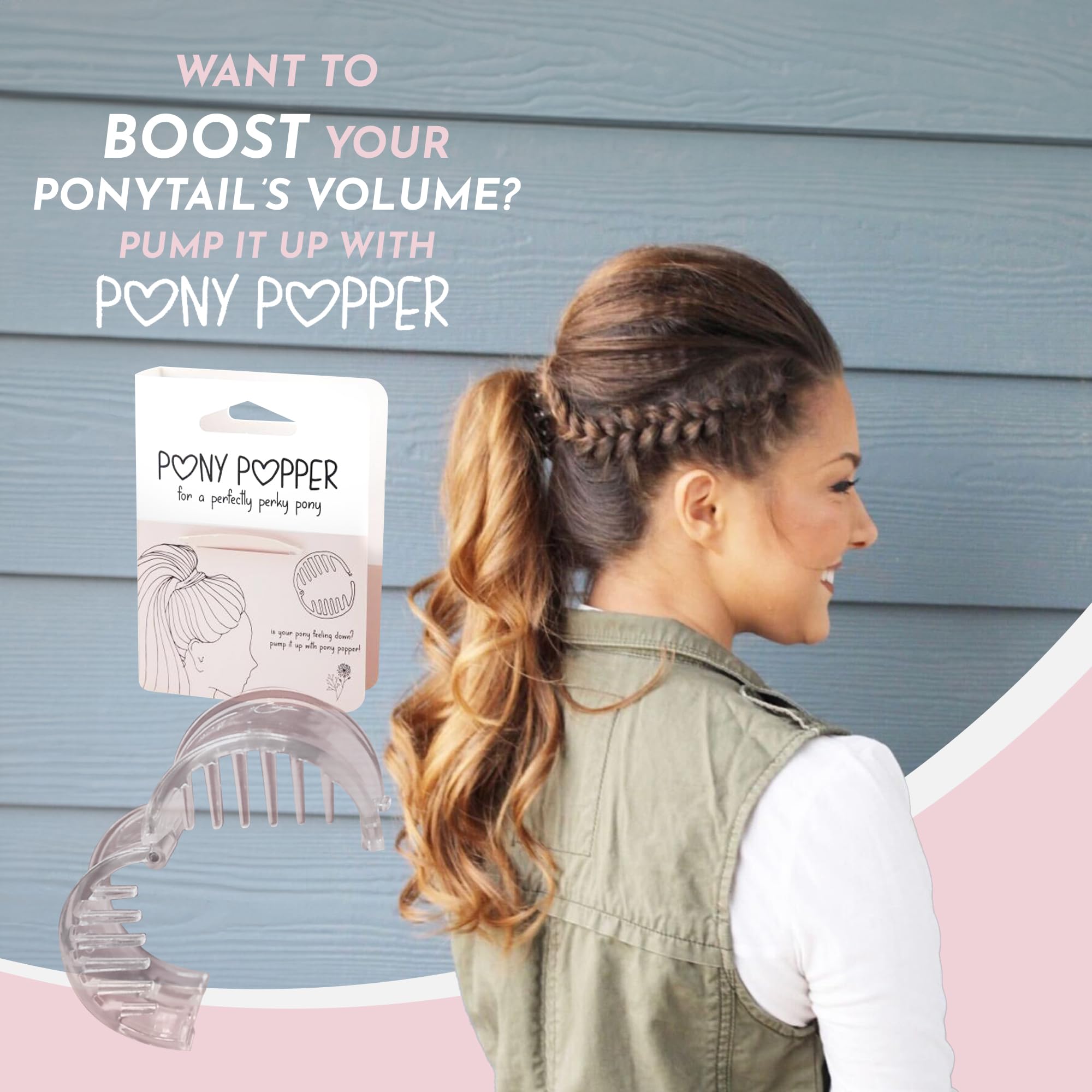 Pony Popper Clip – High Ponytail Holder for Voluminous Styles | Secure, Lightweight & Versatile