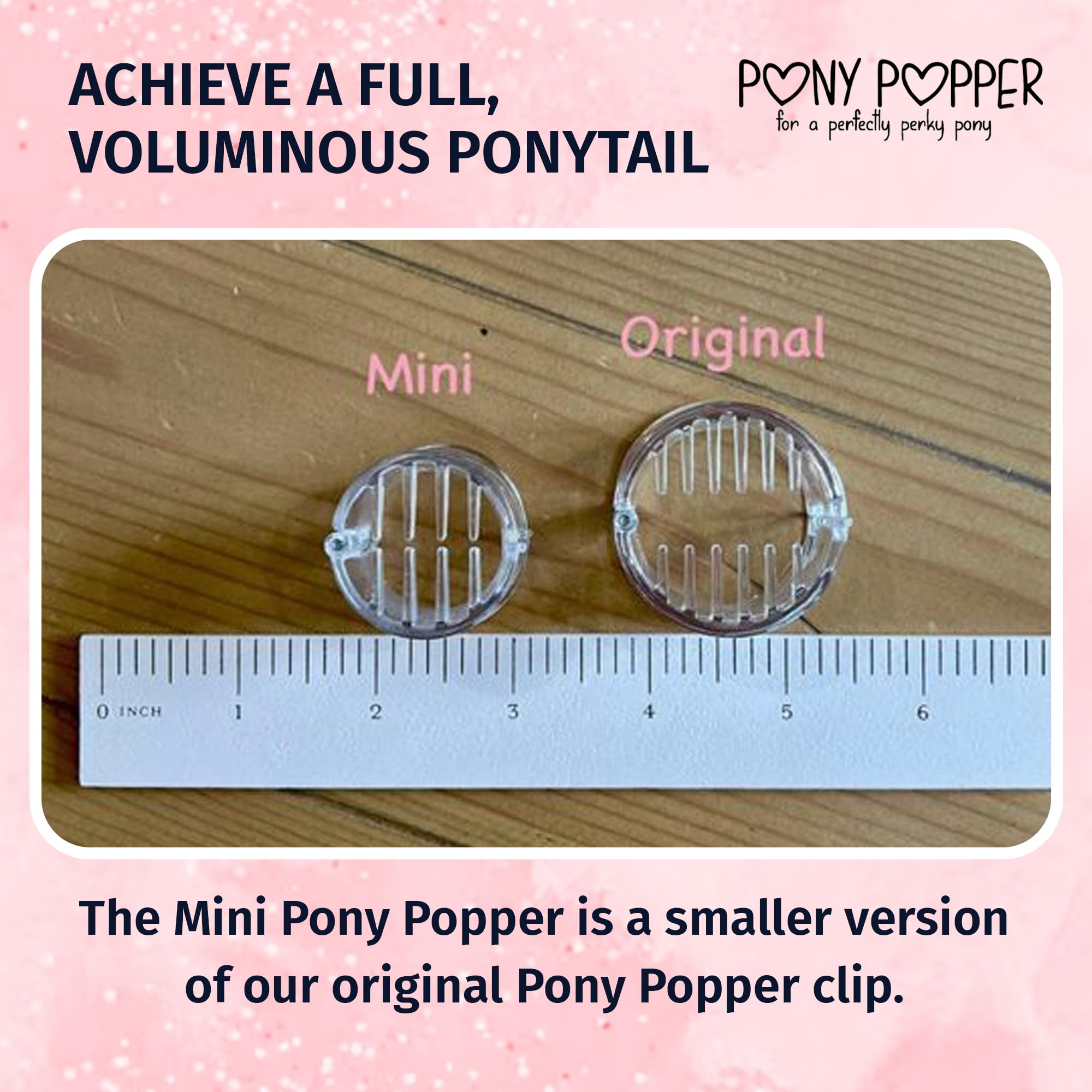 Pony Popper Clip – High Ponytail Holder for Voluminous Styles | Secure, Lightweight & Versatile