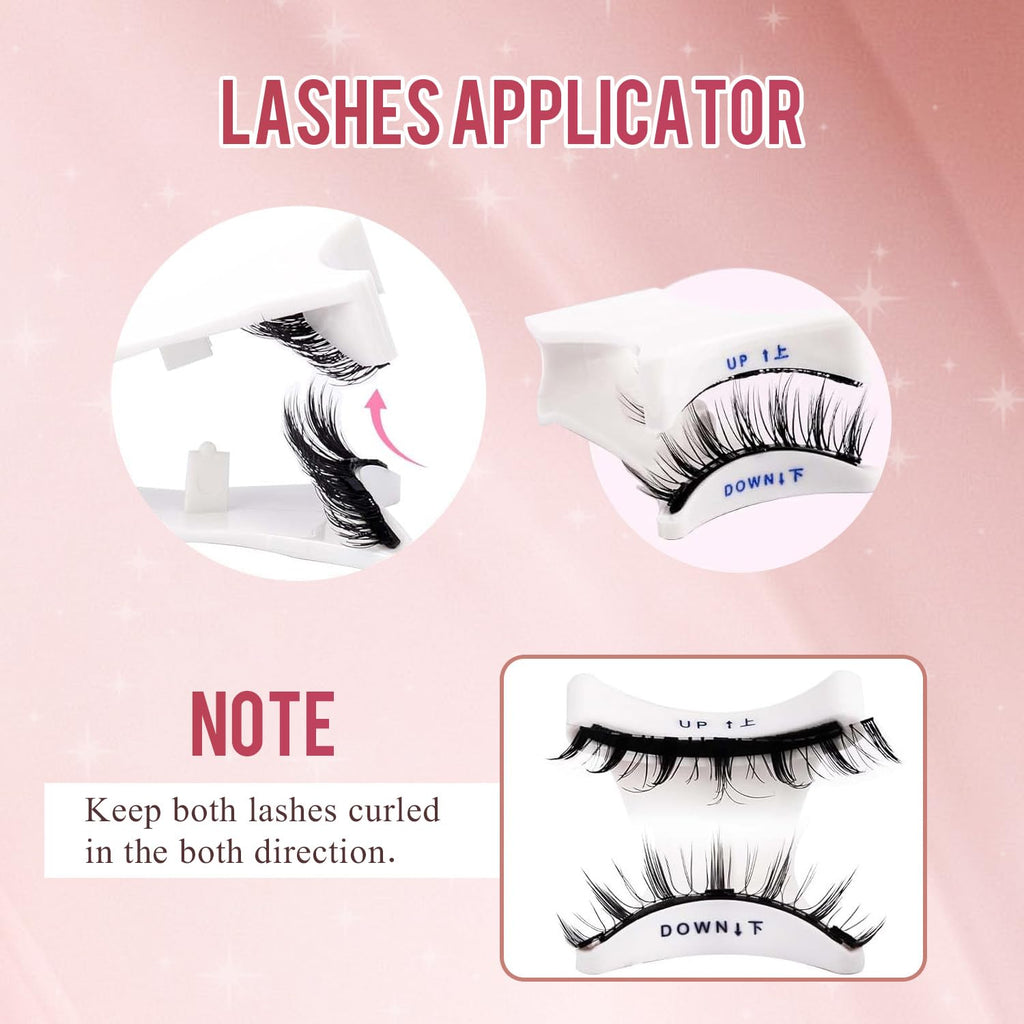 POOLJOY Hunnyfit Magnetic Lashes – Glue-Free, Natural Look, Reusable (Nature Series EA10+ EM10)