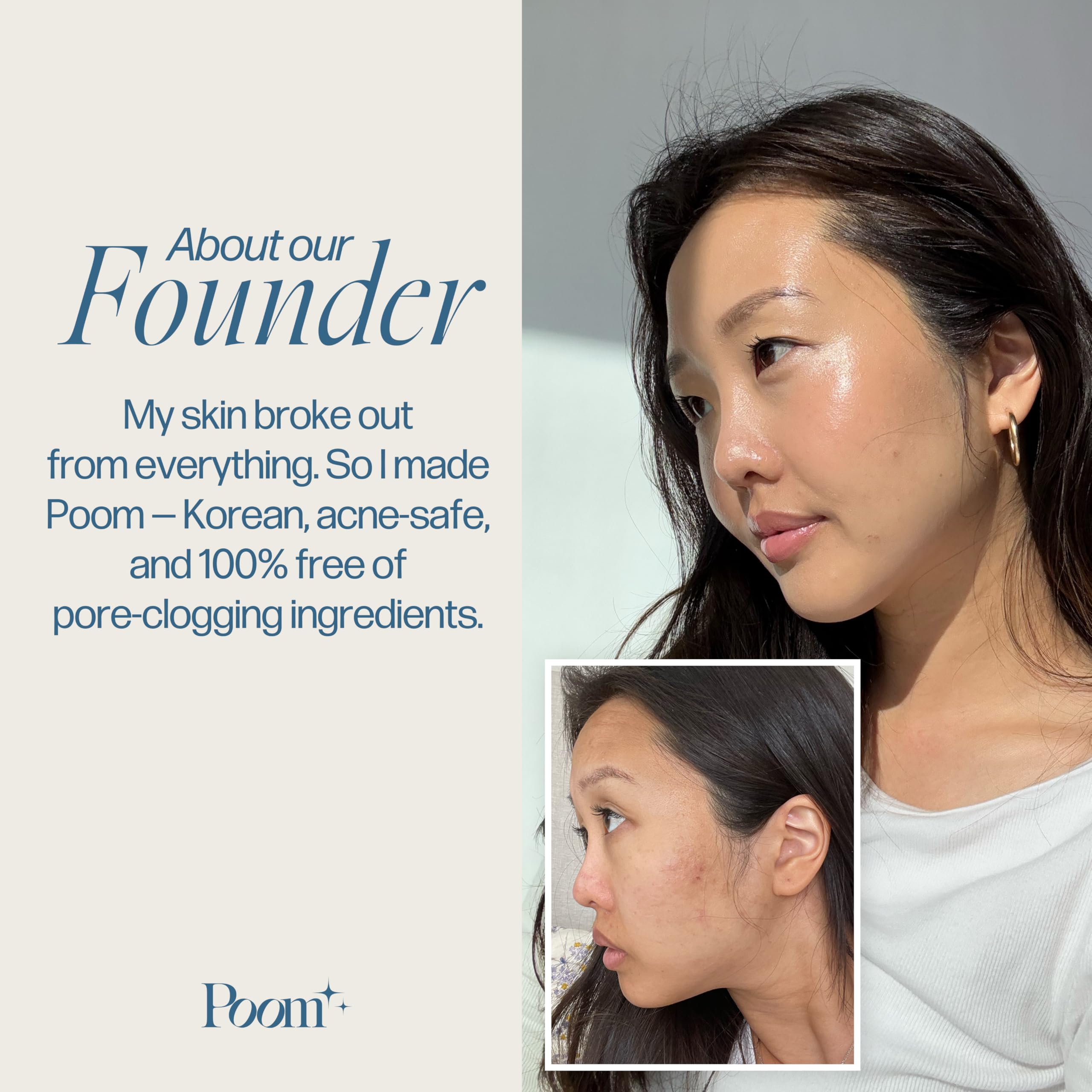 Poom Natural Glow Hydrating Foundation (Medium Neutral #300) – Buildable Coverage with Skincare Benefits