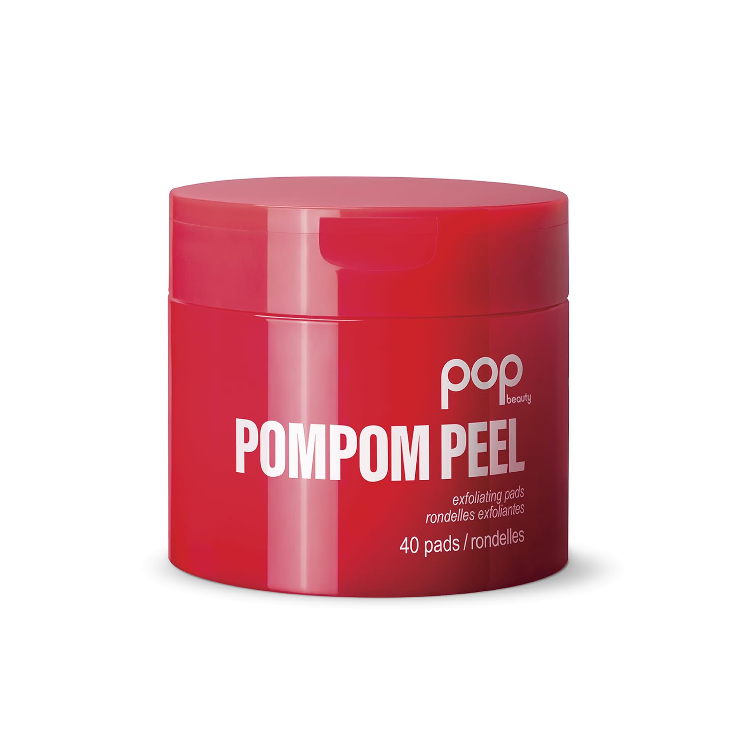 POP Beauty POMPOM PEEL – 40 Pre-Soaked Exfoliating Pads for Renewal, Purification & Brightening