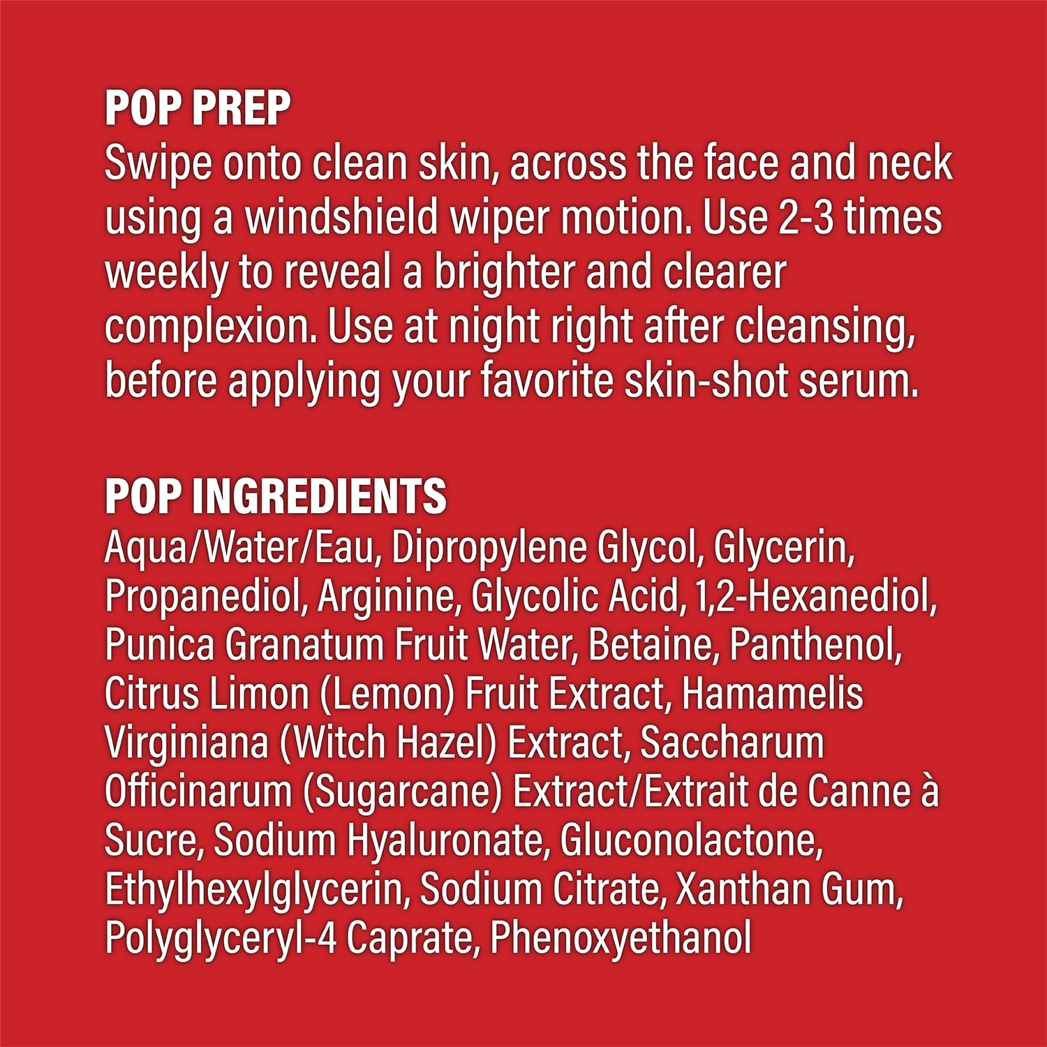 POP Beauty POMPOM PEEL – 40 Pre-Soaked Exfoliating Pads for Renewal, Purification & Brightening