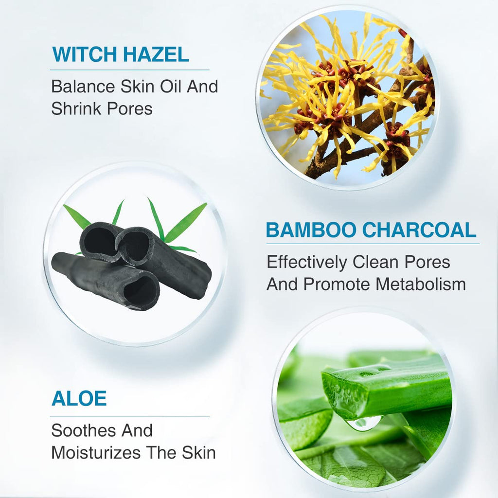 POP MODERN.C Blackhead Remover Mask Bamboo Charcoal Peel Off — 3-in-1 Pore Cleansing Kit