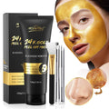 POP MODERN.C Blackhead Remover Mask | 24K Gold Peel Off Facial Mask for Deep Clean & Anti-Aging