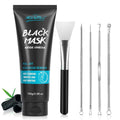 POP MODERN.C Blackhead Remover Mask Bamboo Charcoal Peel Off — 3-in-1 Pore Cleansing Kit