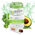 POP MODERN.C Clay Mask Avocado + Dead Sea Mud | Deep Cleansing, Hydration & Blackhead Removal (White)