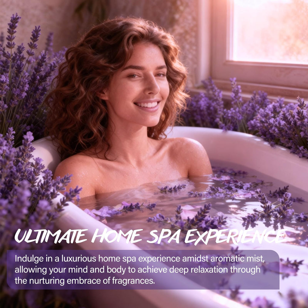 POP MODERN.C Lavender Bath Gift Set – 8-Piece Spa Kit for Women