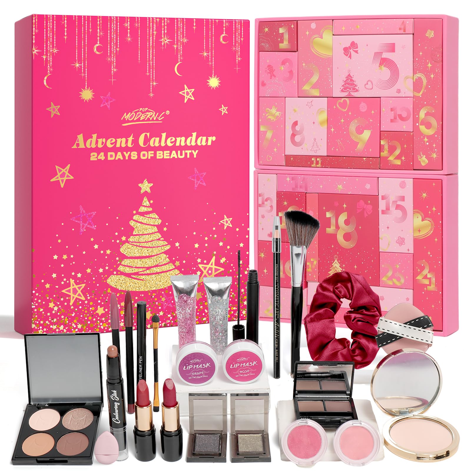 POP MODERN.C Makeup Advent Calendar 2025 – 24 Days of Beauty Gifts