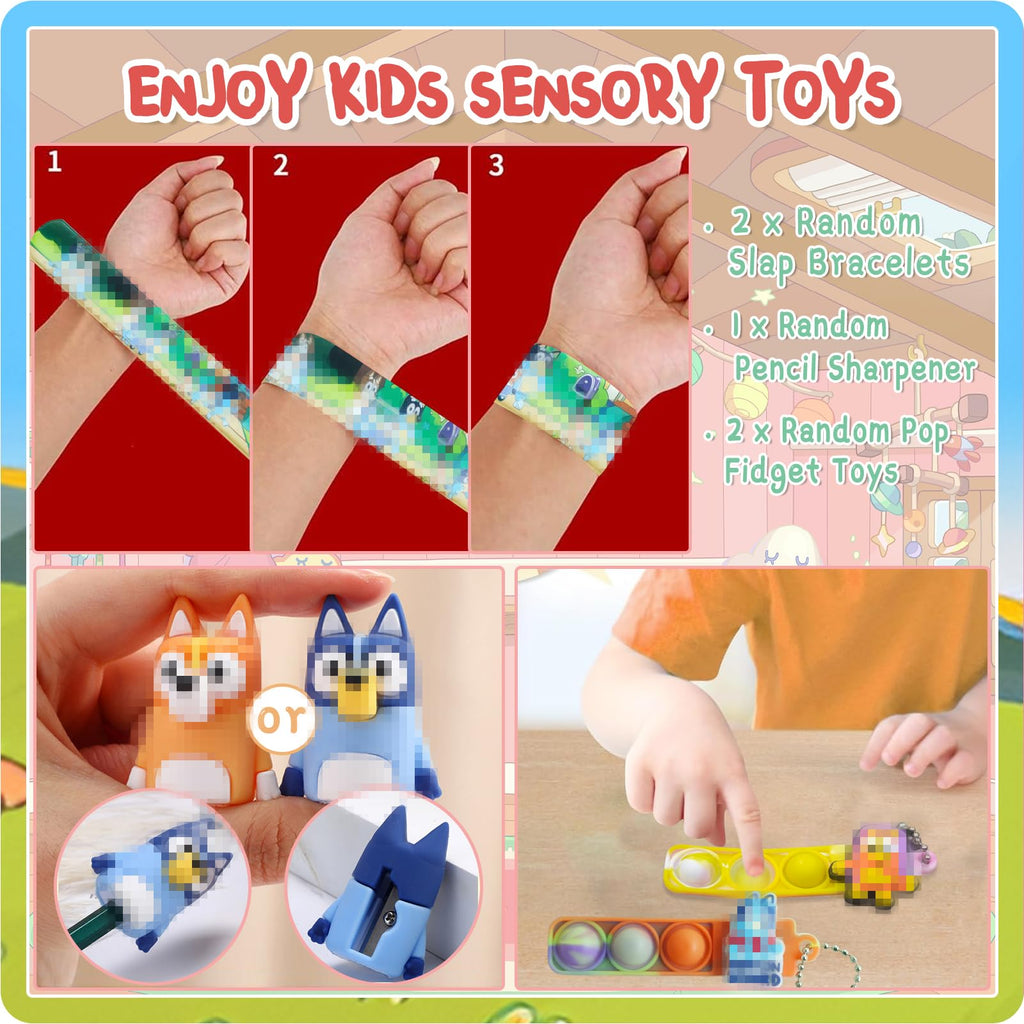 POPBATH Birthday Gifts Set for Kids – Bath Bombs, Surprise Toy, Slime & Fidgets