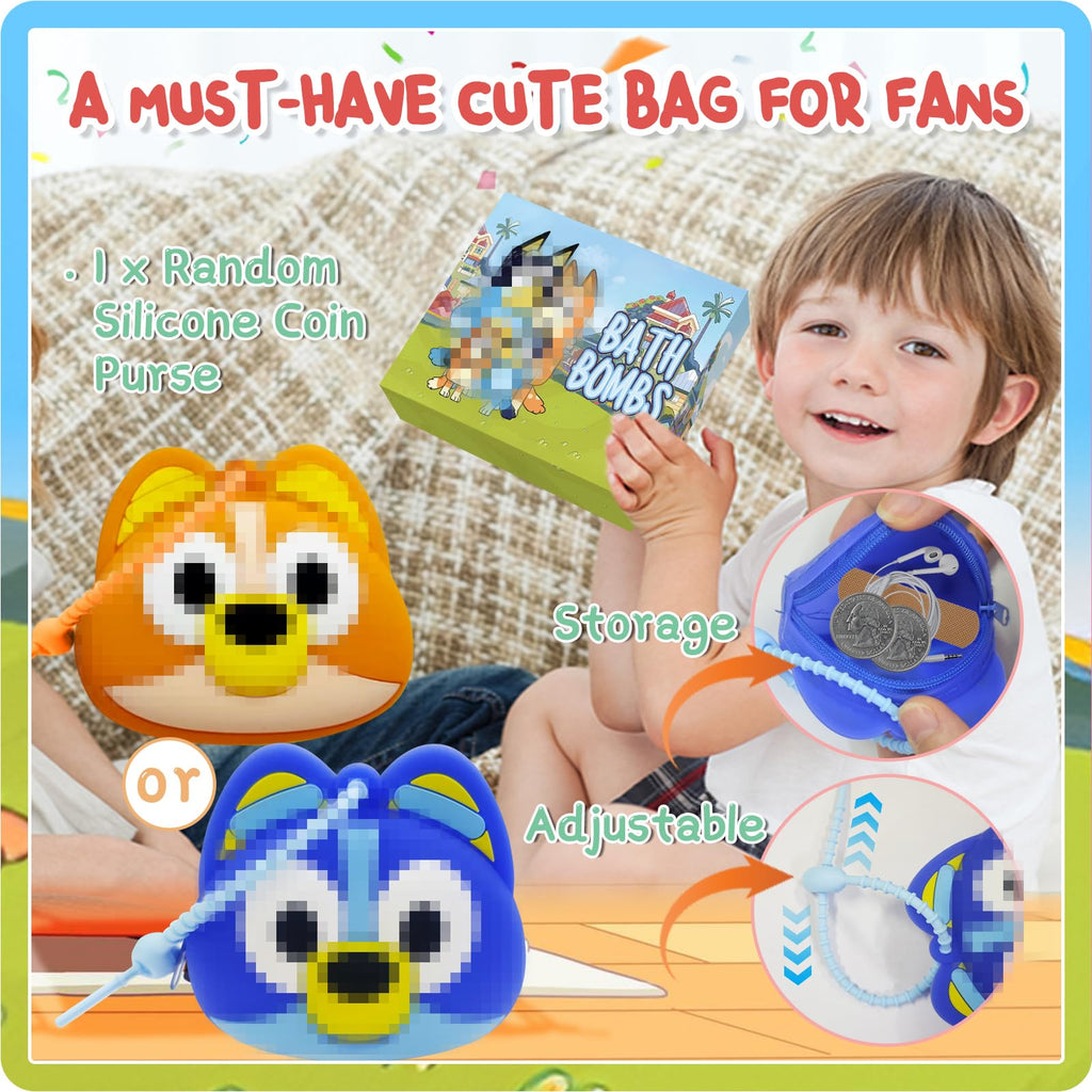 POPBATH Birthday Gifts Set for Kids – Bath Bombs, Surprise Toy, Slime & Fidgets