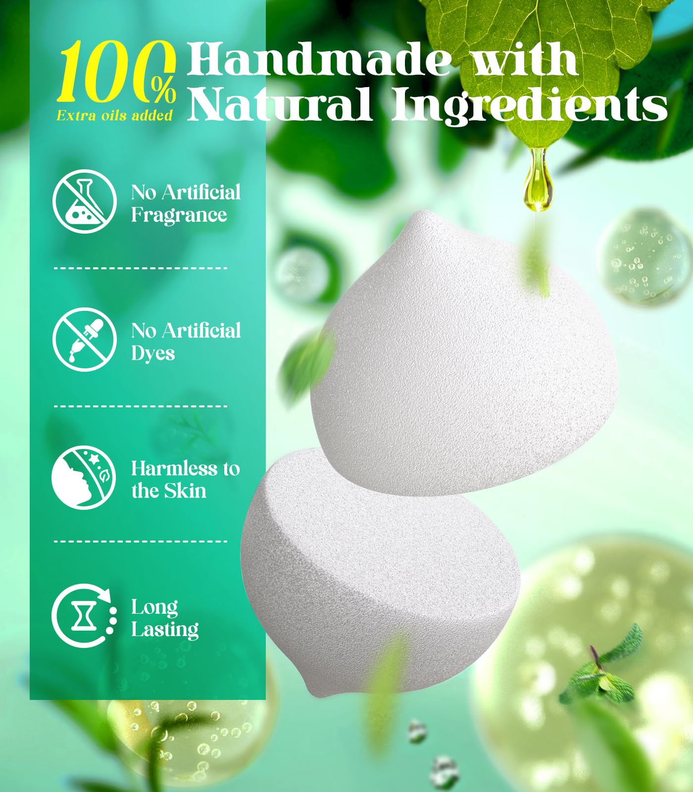 POPCHOSE Shower Steamers Aromatherapy – Eucalyptus Mint, Gift for Women & Men, Home Spa & Self-Care