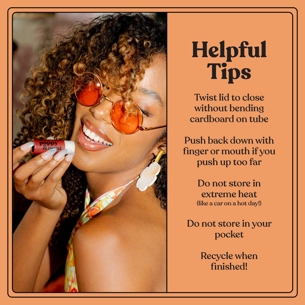 Jumbo Lip Balm Gift Set (3-Pack) | Poppy & Pout All Natural Lip Balms