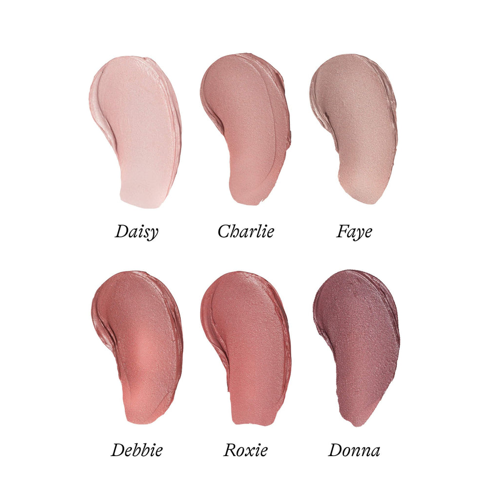 Poppy & Pout All Natural Lip Tints - 6pk Gift Set, Cruelty-Free & Handmade in USA