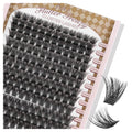 PopUp Cluster Lashes 168pcs Wispy Lashes – DIY D Curl Clusters 9-18mm Mix
