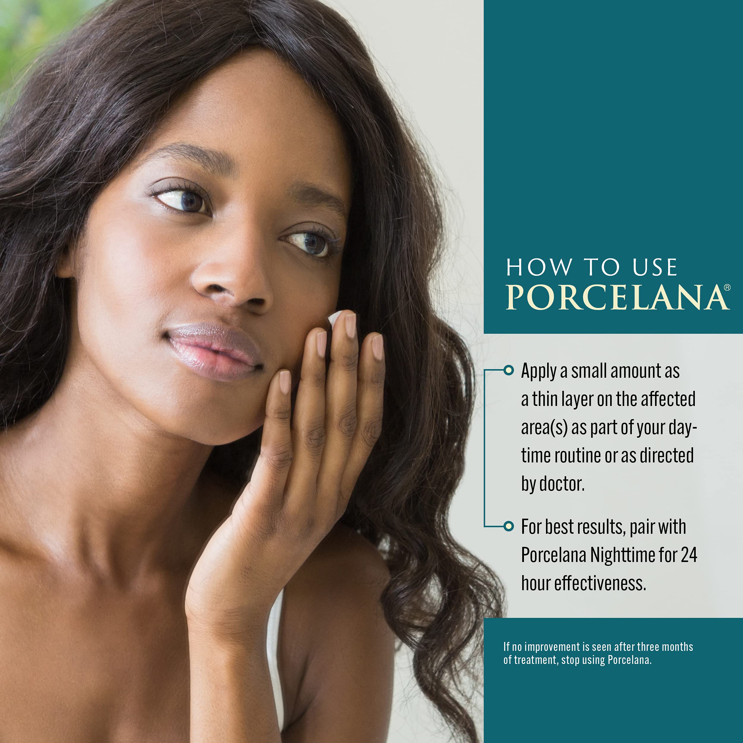 Porcelana Daytime Hydration Cream (Updated Formula) – Fades Dark Spots & Evens Skin Tone