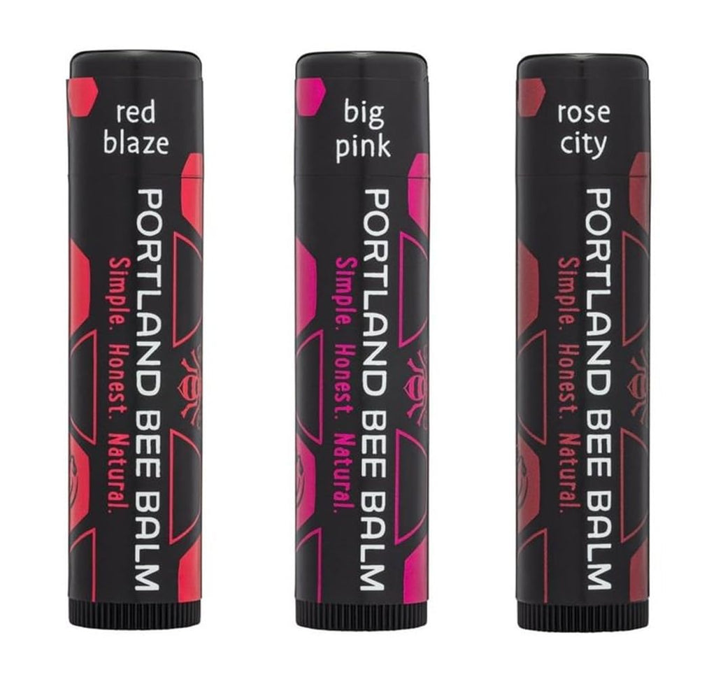 Portland Bee Balm All-Natural Handmade Lip Balm Collection – 9 Count