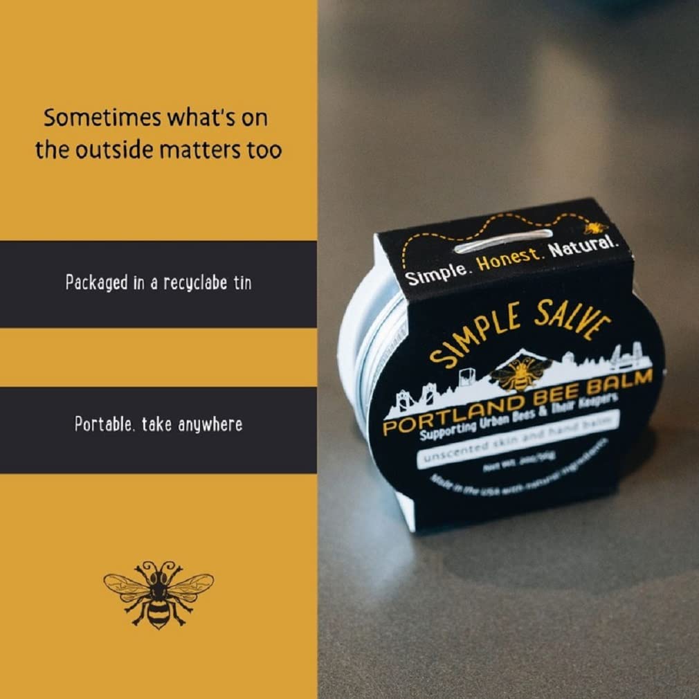 Portland Bee Balm Simple Salve – All-Natural Hand & Body Moisturizer