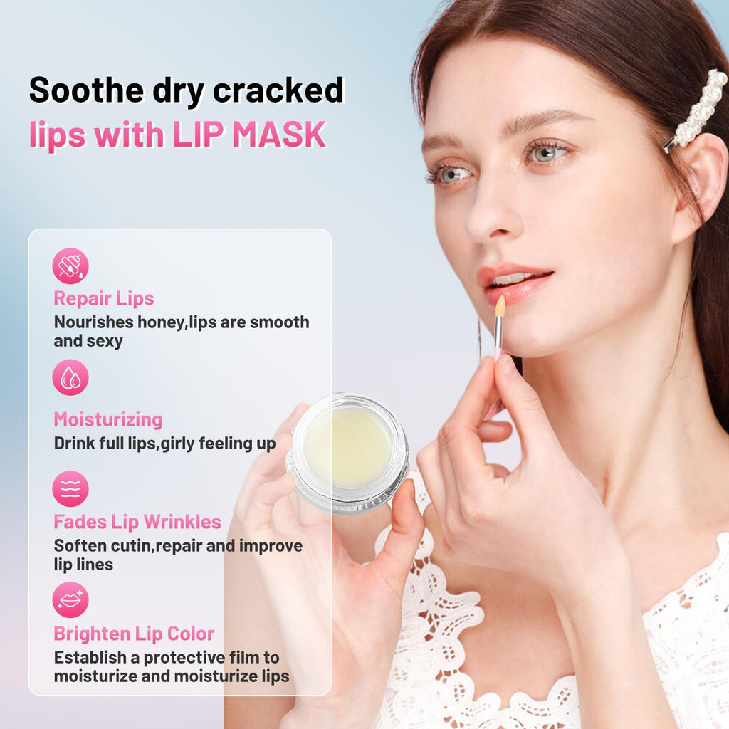 POSWIN Lip Sleeping Mask — Moisture & Collagen Overnight Lip Treatment 15g