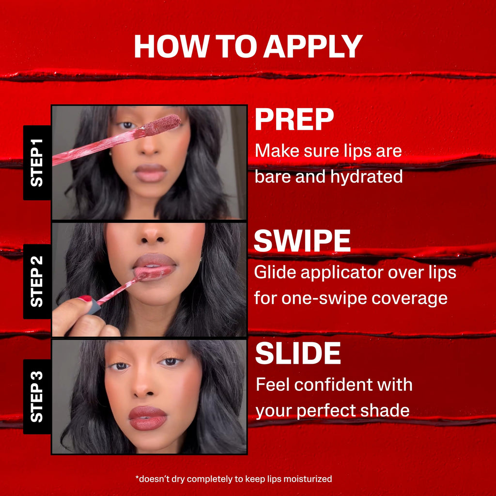 Pound Cake Cake Batter Liquid Lipstick – Long-Lasting Semi-Matte Lip Color with Avocado Oil (Brown Sugar)