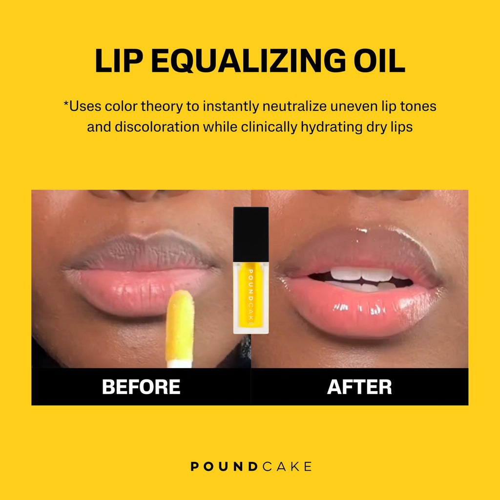 POUND CAKE Cake Theory Lip Tone Equalizing Oil – Hydrating High-Shine Lip Oil (Melted Butter)