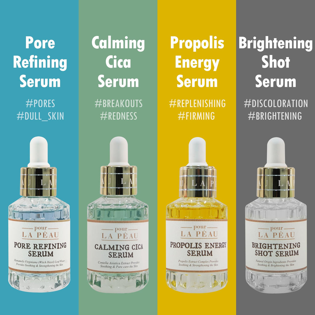 Pour La Peau Pore Refining Serum | Pore Minimizing Hydrating Face Serum (1.01 oz)