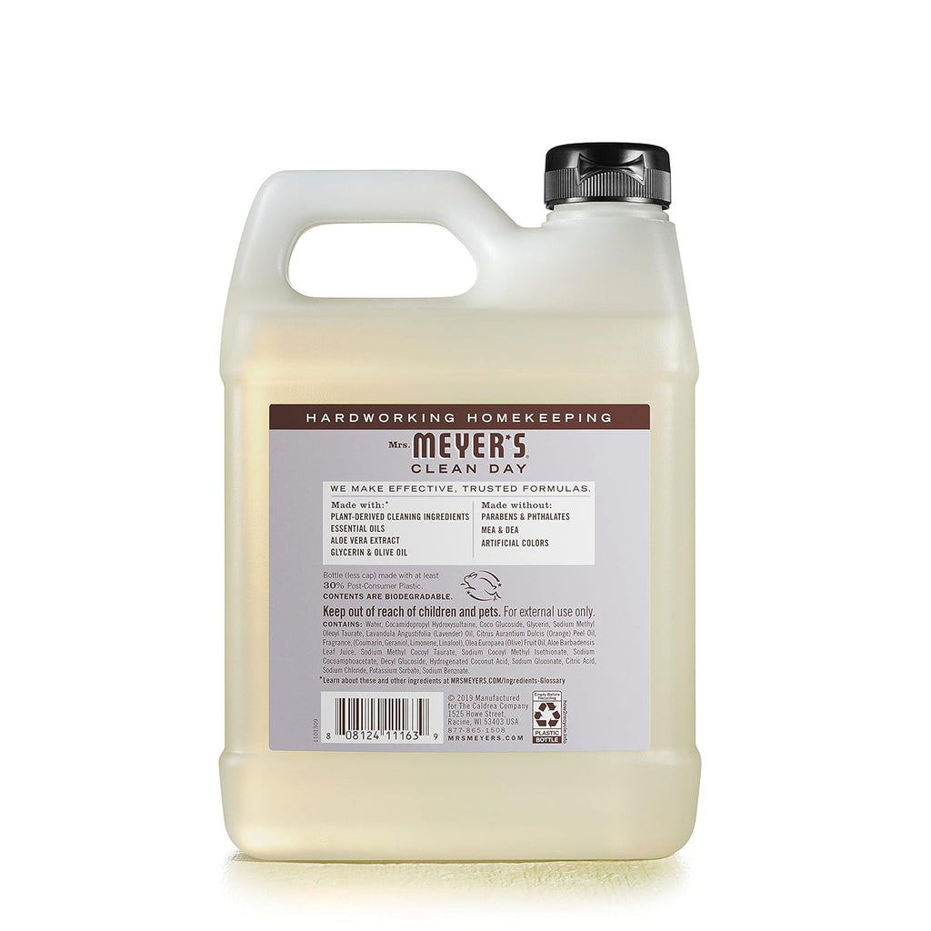 Mrs. Meyer's Lavender Hand Soap Refill, 33 oz (Pack of 3)