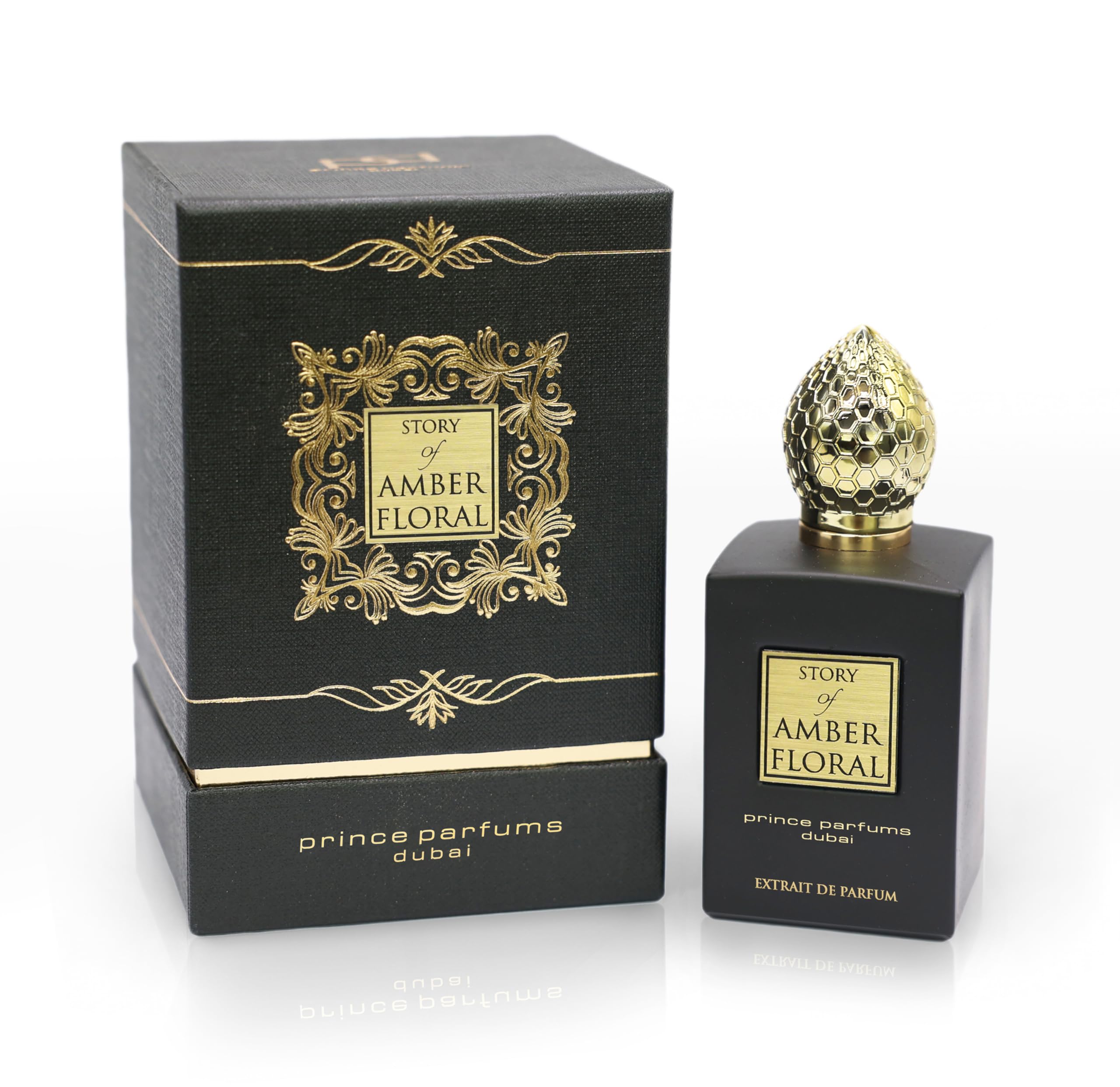 Amber Floral by Prince Parfums Dubai – 3.4 oz Women’s Extrait de Parfum