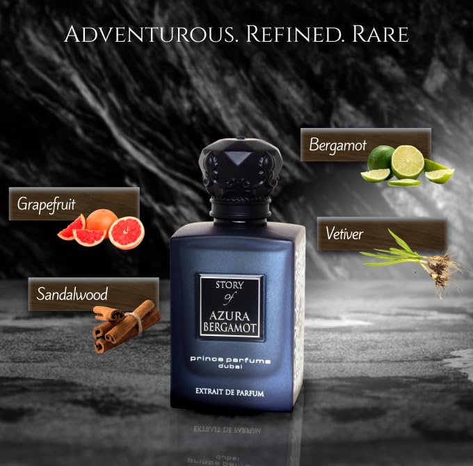 Prince Parfums Dubai – Men’s Discovery Kit: 5 x 10ml Extrait de Parfum Sprays (Wafa, Majestic Oudh, Bois de Guaiac, Azura Bergamot, Amber Woods)