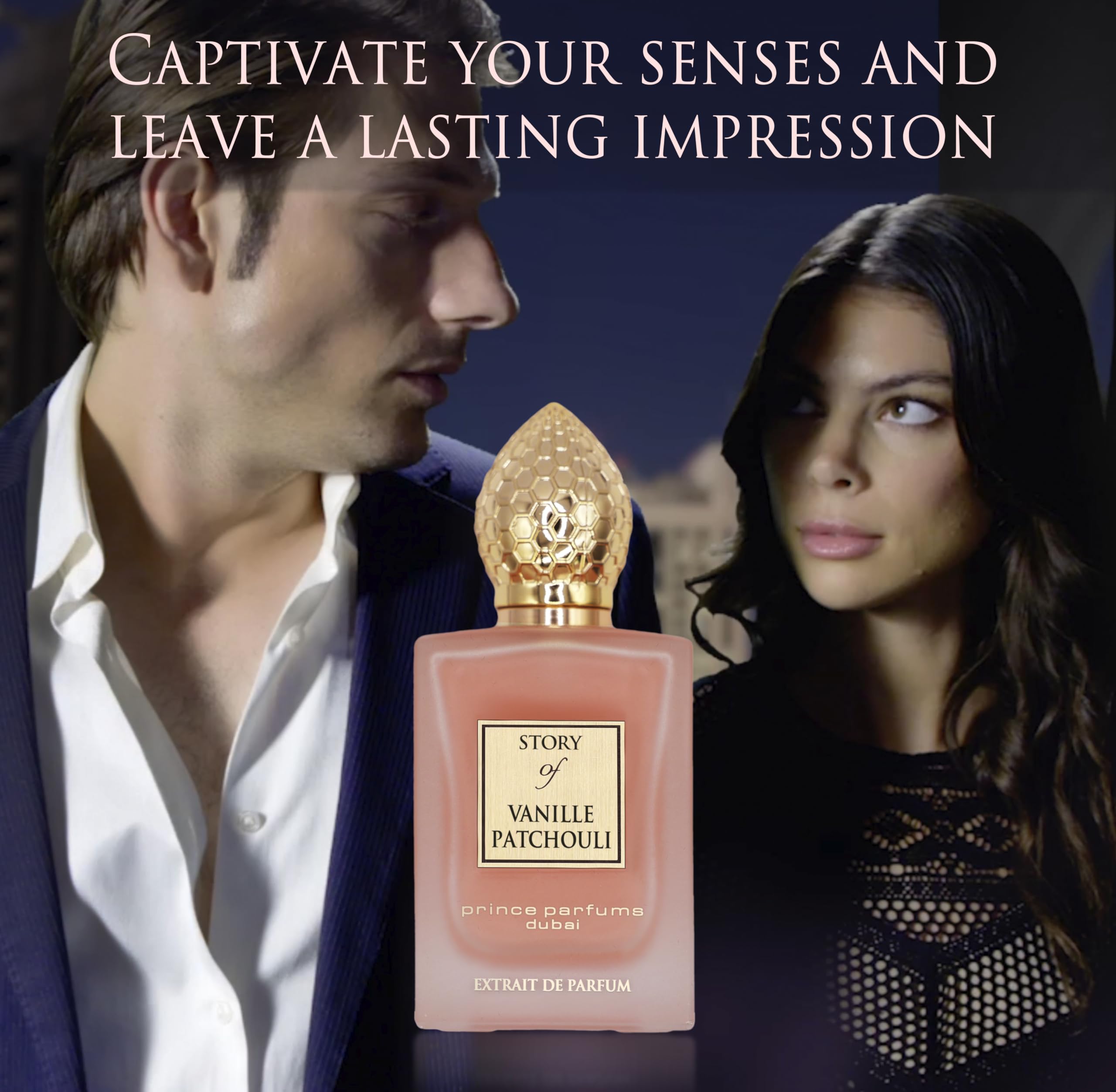 Prince Parfums Dubai – Story of Vanille Patchouli for Women | Extrait de Parfum, 3.4 oz