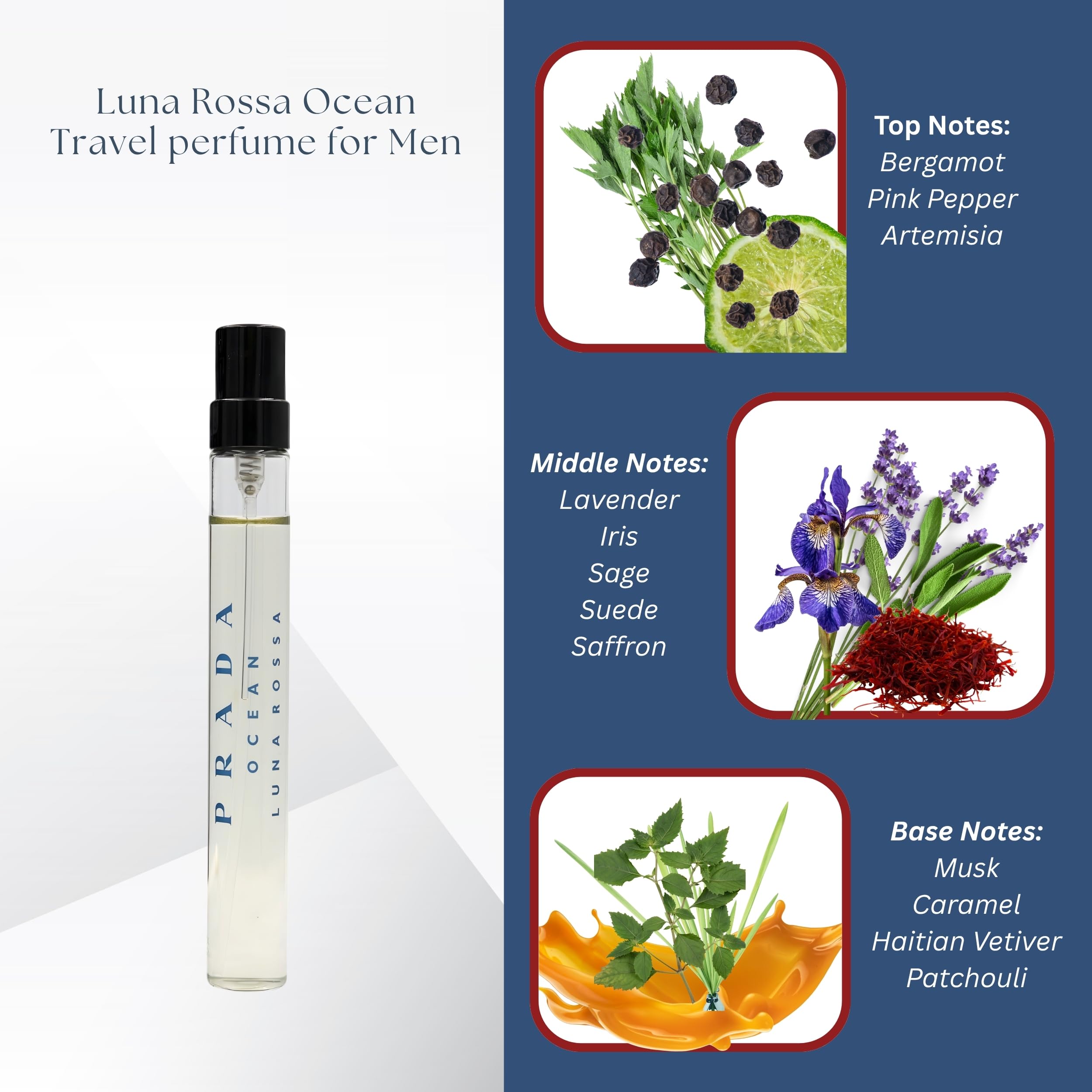 Prada Luna Rossa Ocean EDT for Men – 0.33 Fl Oz