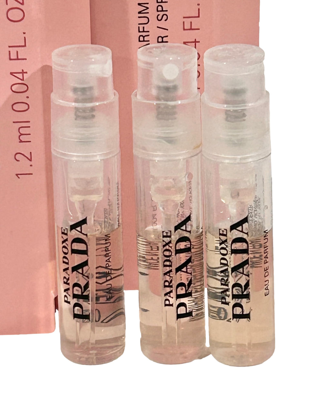 Prada PARADOXE Sample Perfume for Women – Set of 3 Vials (1.2 ml Each)