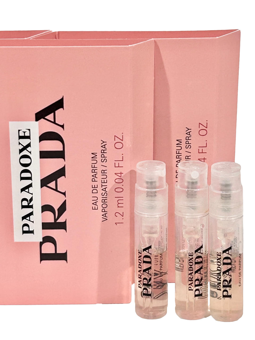 Prada PARADOXE Sample Perfume for Women – Set of 3 Vials (1.2 ml Each)