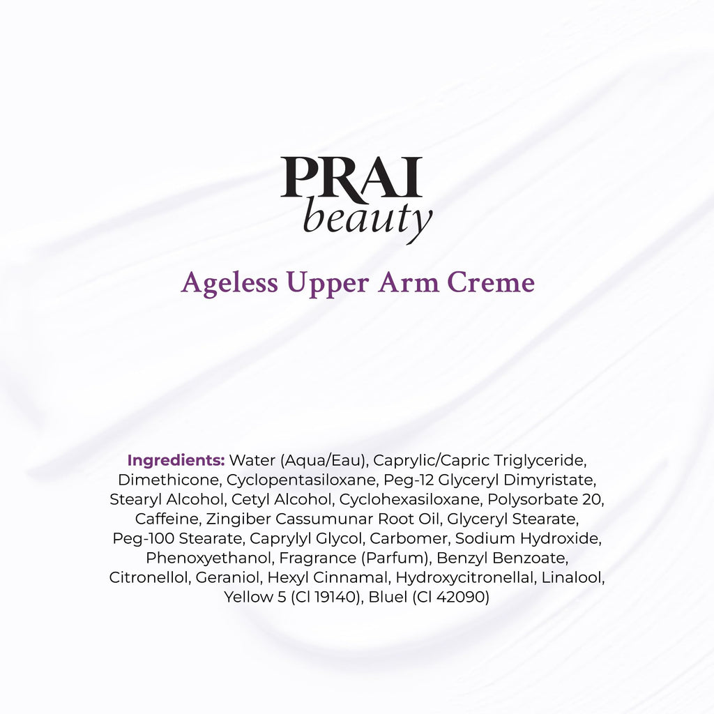 PRAI Beauty Ageless Upper Arm Creme — Firming & Tightening Body Lotion for Upper Arms, 6.7 oz