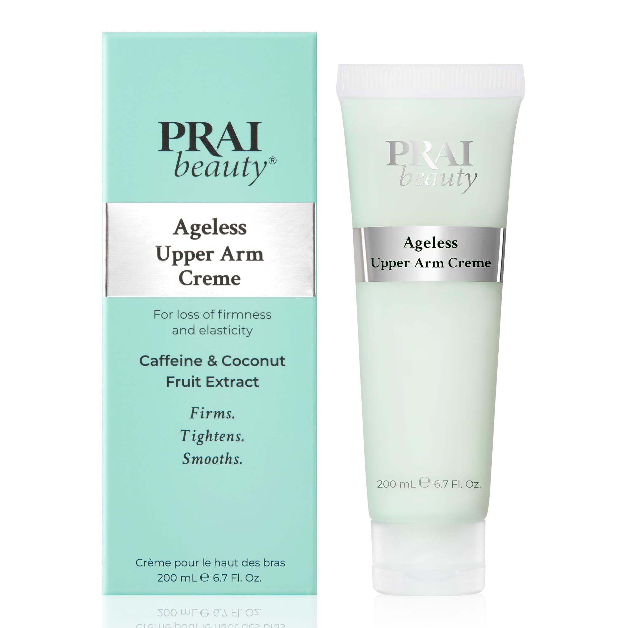 PRAI Beauty Ageless Upper Arm Creme — Firming & Tightening Body Lotion for Upper Arms, 6.7 oz