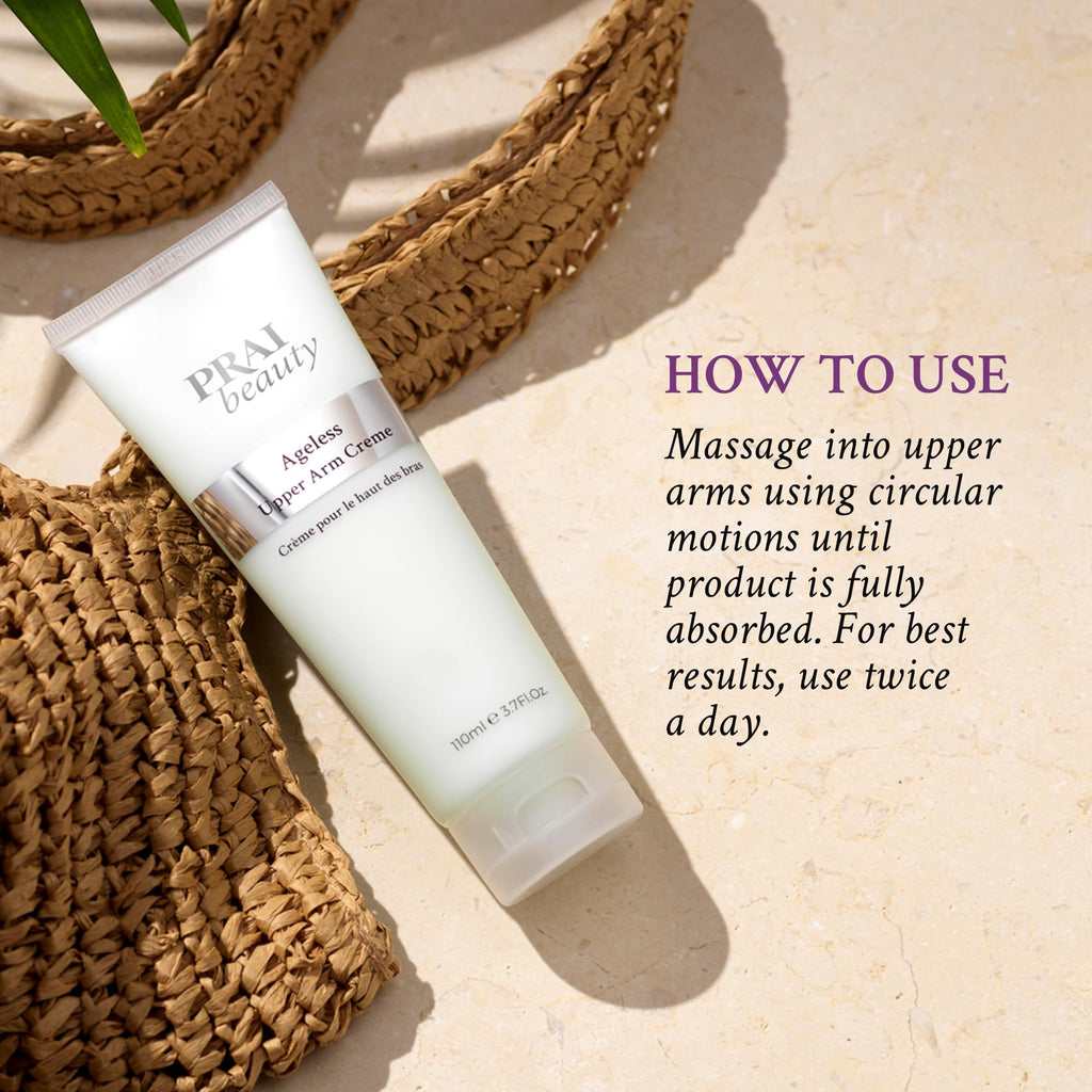 PRAI Beauty Ageless Upper Arm Creme — Firming & Tightening Body Lotion for Upper Arms, 6.7 oz