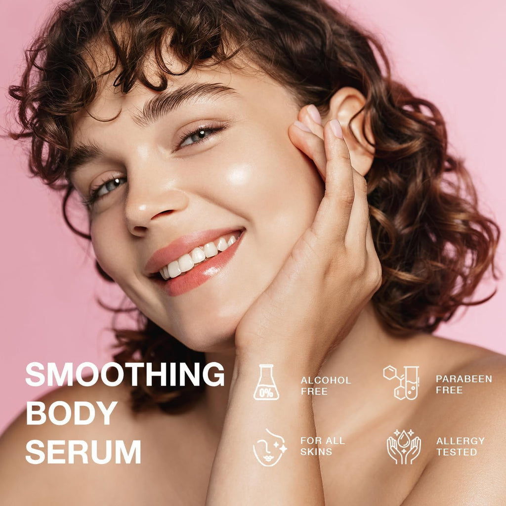 Praiasol Glossy Smoothing Body Serum – Hydrating, Wrinkle-Smoothing Formula for Aging Skin | 100 ml