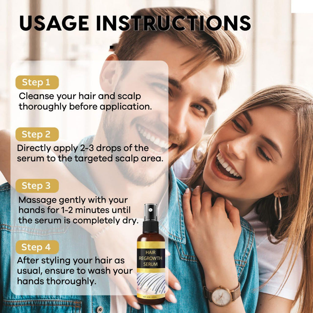 Praiasol Hair Growth Oil Spray – Biotin, Rosemary & Ginseng for Fuller, Thicker Hair