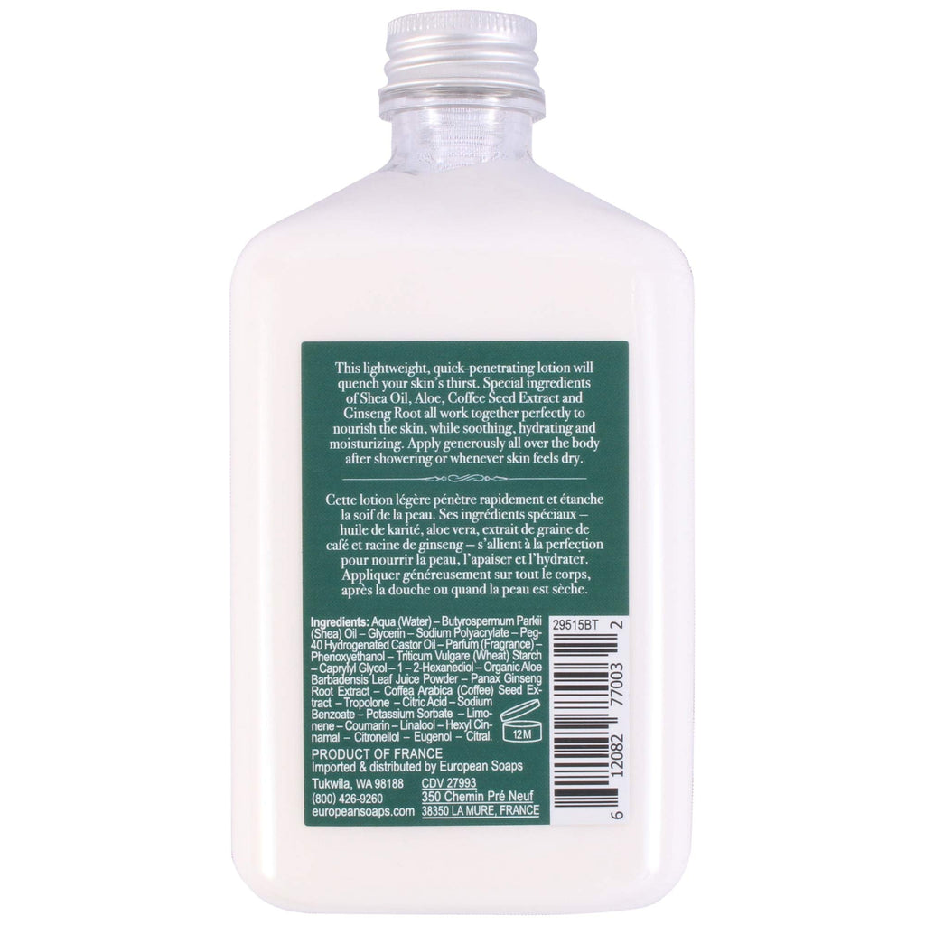 Pre de Provence Bergamot and Thyme Men's Fragrance Collection - Body Lotion 250 ml