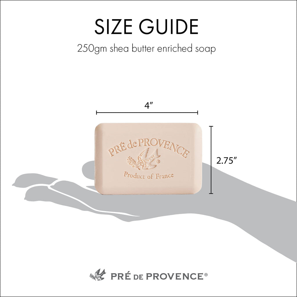 Pre de Provence Artisanal Soap Bar – Organic Shea Butter, Quad Milled, Lily of the Valley
